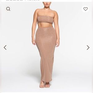 SKIMS x Swarovski Jelly Tube & Skirt